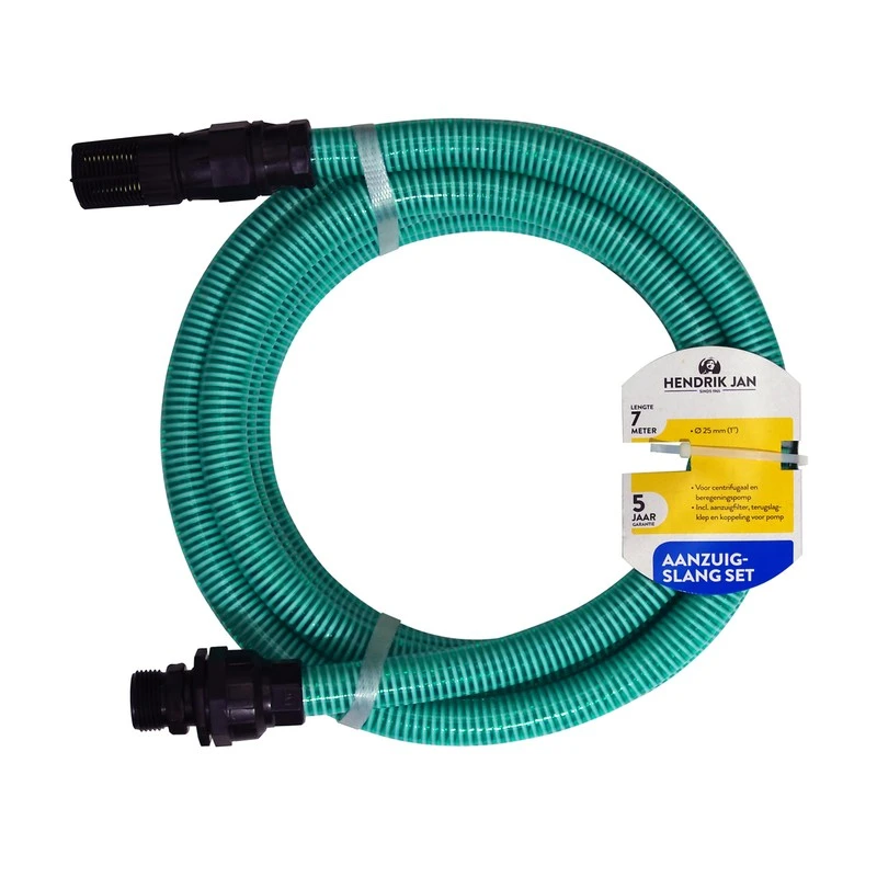 Aanzuigslangset 25 Mm (1") 7 M 4-delig 3 Aanzuigslangset 25 Mm (1") 7 M 4-delig