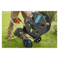 Gardena AquaRoll L Slangenwagen Easy Set -Tuingereedschap Winkel aquaroll l slangenwagen easy set mg18522 aquaroll l slangenwagen easy set met 50 m classic slang 13mm 1 2 original gardena syste 3