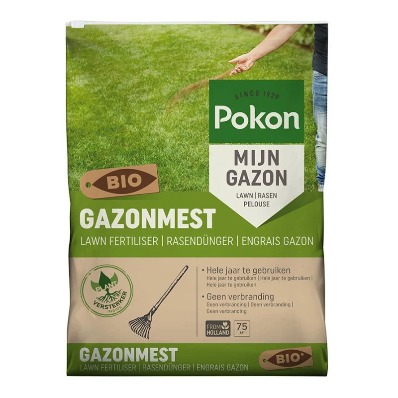 Pokon Bio Gazonmest Voor 75m2 3 Pokon Bio Gazonmest Voor 75m2