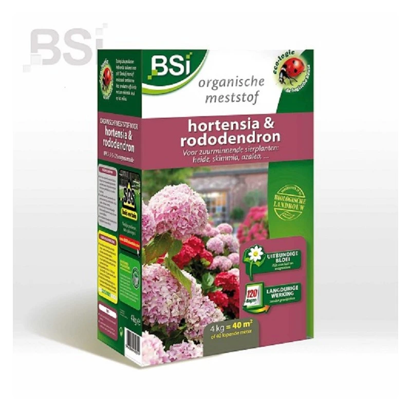 BSI Bio Meststof Hortensia En Rododendron 4 Kg 3 BSI Bio Meststof Hortensia En Rododendron 4 Kg