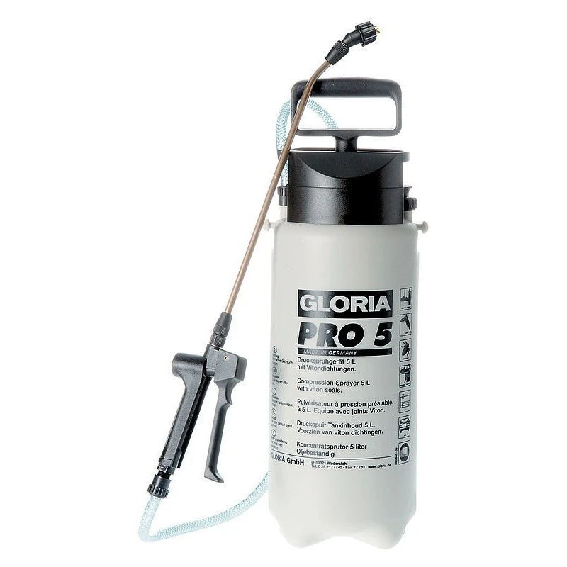 Drukspuit PRO5 Kunststof Oliebestendig 3 Drukspuit PRO5 Kunststof Oliebestendig