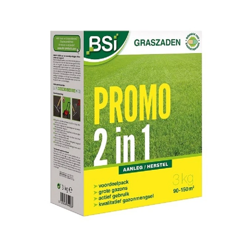Graszaad Gazon 2 In 1 PROMO 3KG 3 Graszaad Gazon 2 In 1 PROMO 3KG