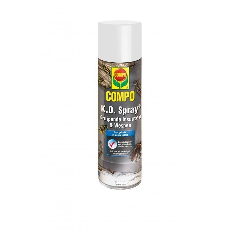 Compo Kruipende Insecten & Wespen K.o. Spray 400ml 3 Compo Kruipende Insecten & Wespen K.o. Spray 400ml