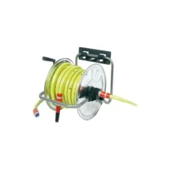 Talen Tools Muurhaspel Met 25 Meter Gele Tuinslang