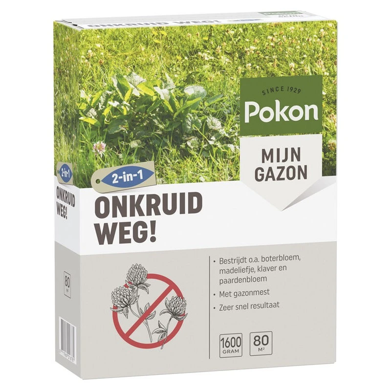 Pokon Onkruid Weg! Voor 80m2 3 Pokon Onkruid Weg! Voor 80m2