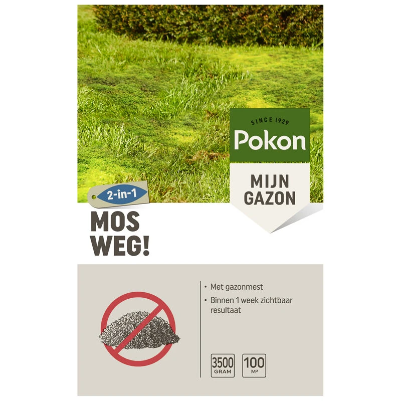 Pokon Mos Weg Voordeelpak 100m2 3 Pokon Mos Weg Voordeelpak 100m2