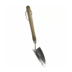 Verplantschepje Breed RVS Met Lange Steel